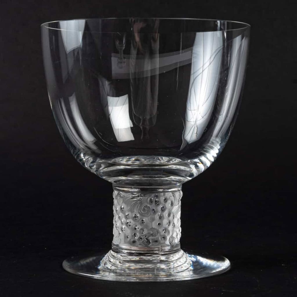 René Lalique, Service De Verres Modèle Riquewihr, Pour 10 Personnes | Biron René Lalique, Service De Verres Modèle Riquewihr, Pour 10 Personnes