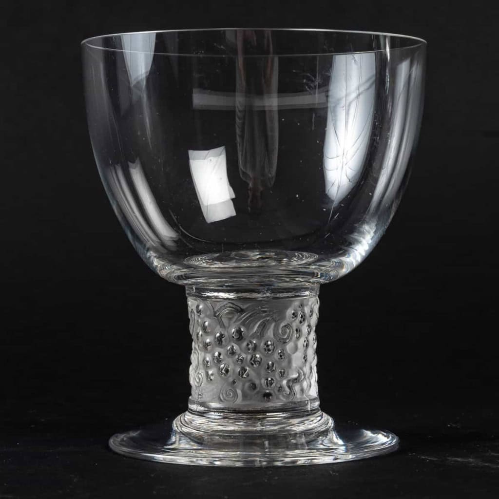 René Lalique, Service De Verres Modèle Riquewihr, Pour 10 Personnes | Biron René Lalique, Service De Verres Modèle Riquewihr, Pour 10 Personnes