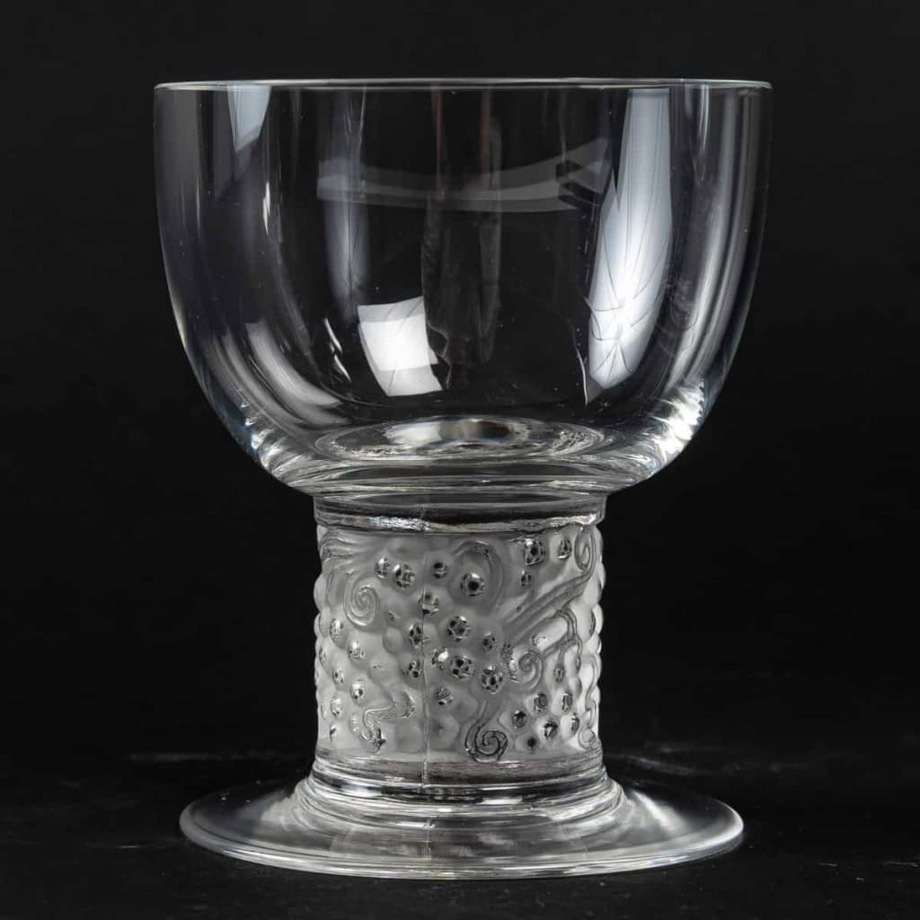 René Lalique, Service De Verres Modèle Riquewihr, Pour 10 Personnes | Biron René Lalique, Service De Verres Modèle Riquewihr, Pour 10 Personnes