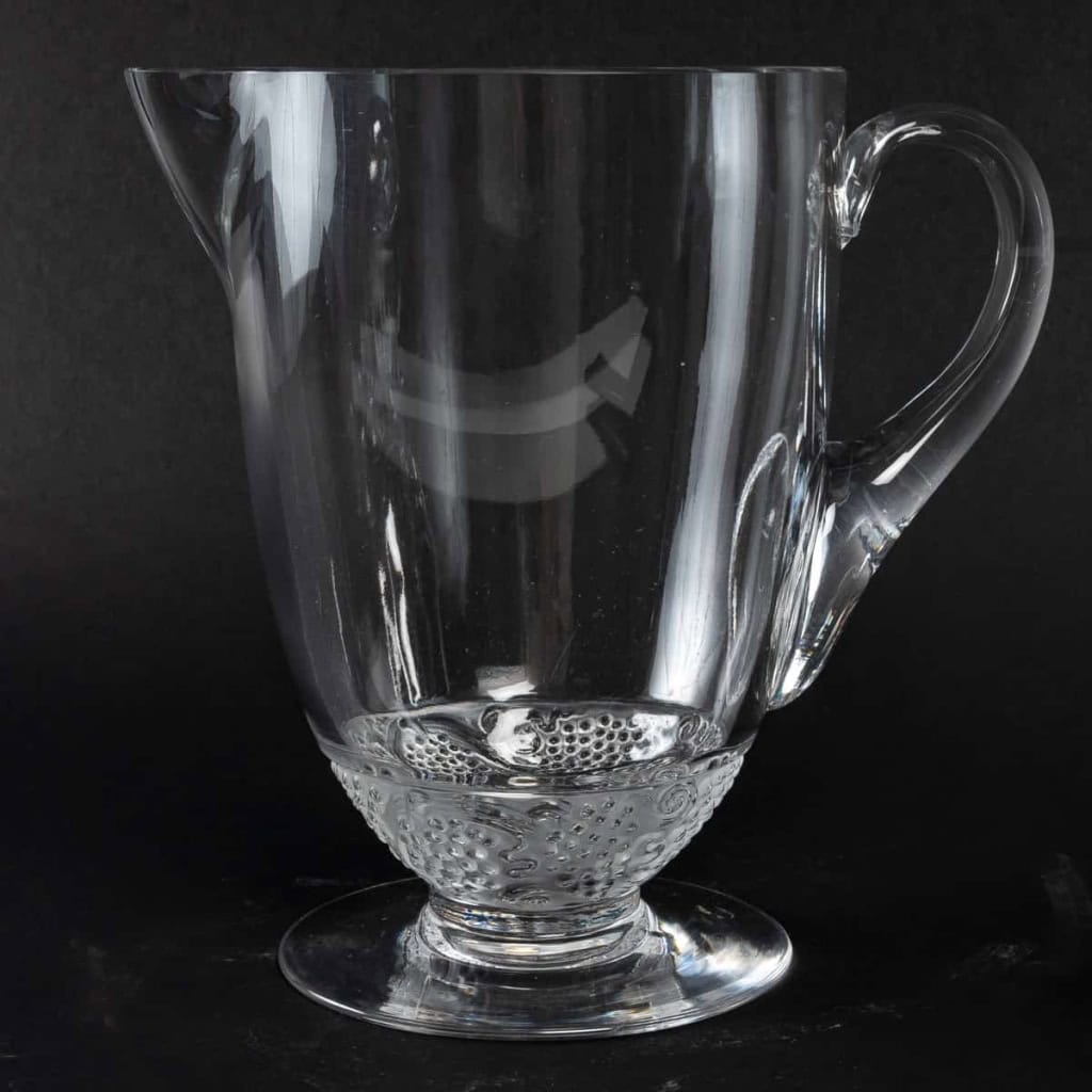 René Lalique, Service De Verres Modèle Riquewihr, Pour 10 Personnes | Biron René Lalique, Service De Verres Modèle Riquewihr, Pour 10 Personnes