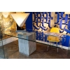 Sergio & Giorgio Saporiti, Table – ou bureau – en béton, années 1970 | Biron ||||