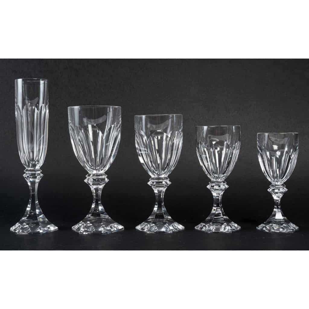 Cristallerie Saint Louis Service De Verres, Complet Pour 12 Personnes, Modèle Chambord | Biron ||||||