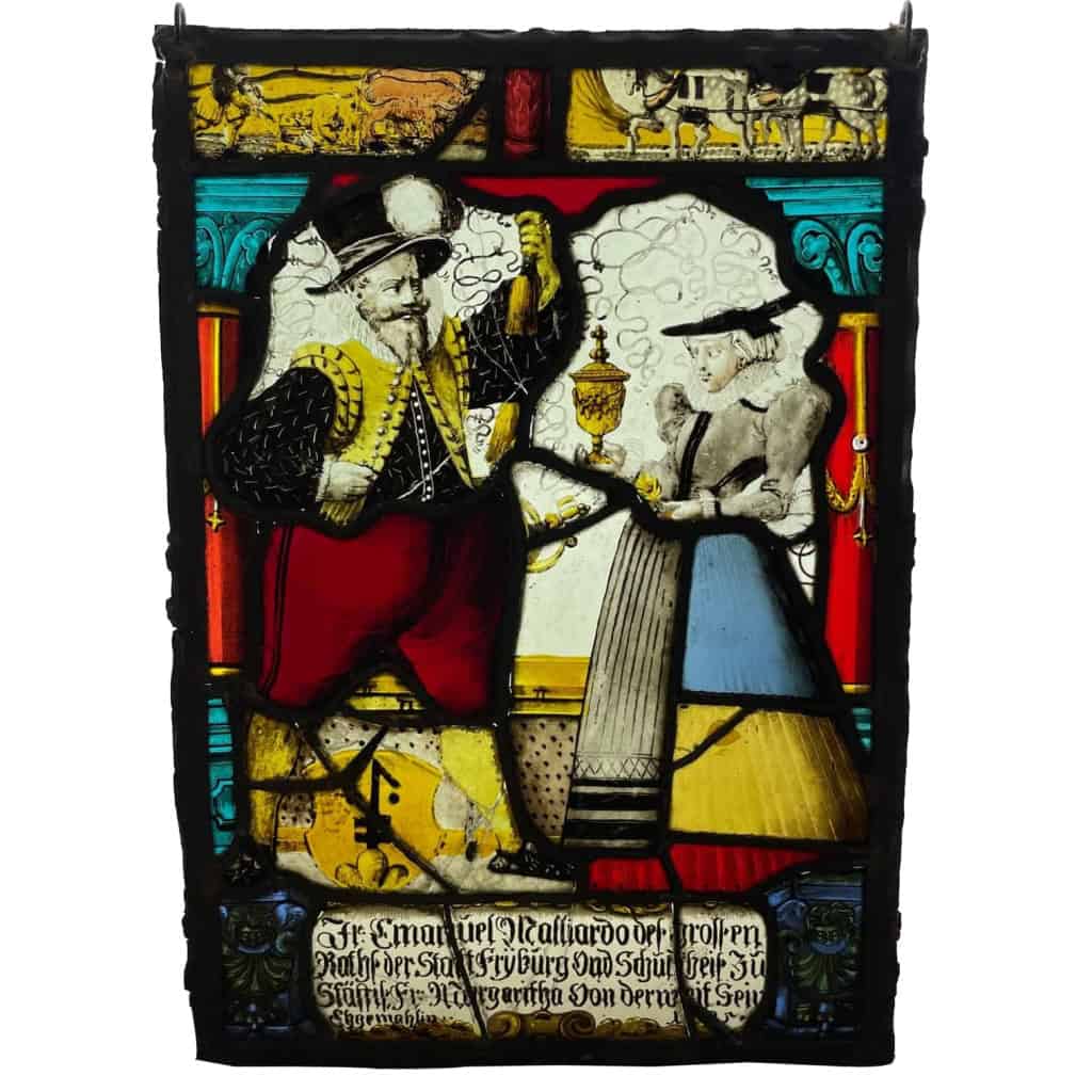 Vitrail au ciboire | Biron ||||||