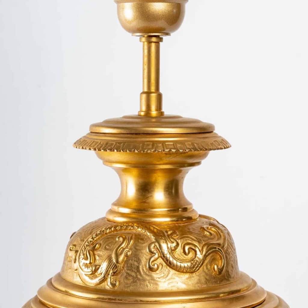 Paire de lampes en porcelaine Satsuma. XIXème siècle. | Biron Paire de lampes en porcelaine Satsuma. XIXème siècle.