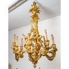 Lustre en bronze doré, XIXème siècle | Biron |||||||||