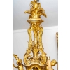Lustre en bronze doré, XIXème siècle | Biron Lustre en bronze doré, XIXème siècle