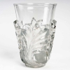Vase « Surcouf » cristal blanc patiné bleu gris de Marc LALIQUE | Biron ||||||