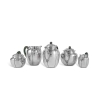 Service café et thé Art Nouveau argent massif et néphrite de Jean E. PUIFORCAT | Biron Service café et thé Art Nouveau argent massif et néphrite de Jean E. PUIFORCAT