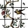Vitrail héron et libellule | Biron Vitrail héron et libellule