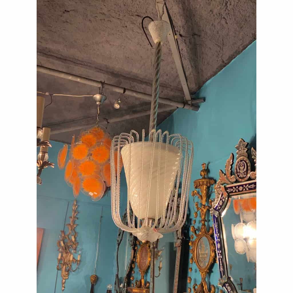 1950/70′ Lustre Cristal Murano Forme Ananas par Barovier & Toso | Biron ||||||||||||||||||