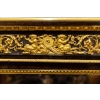 Rare Buffet vitrine en bois d'acajou et bronze doré, style Henry Dasson, XIXème siècle