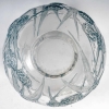 Vase « Néfliers » verre blanc patiné bleu de René LALIQUE | Biron Vase "Néfliers" verre blanc patiné bleu de René LALIQUE