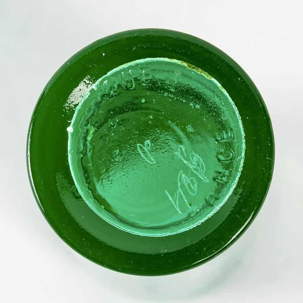 Flacons « Sans Adieu » verre vert émeraude de René LALIQUE pour Worth | Biron Flacons "Sans Adieu" verre vert émeraude de René LALIQUE pour Worth