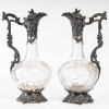 Paire de carafes en argent, XIXème siècle | Biron Paire de carafes en argent, XIXème siècle