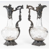 Paire de carafes en argent, XIXème siècle | Biron Paire de carafes en argent, XIXème siècle