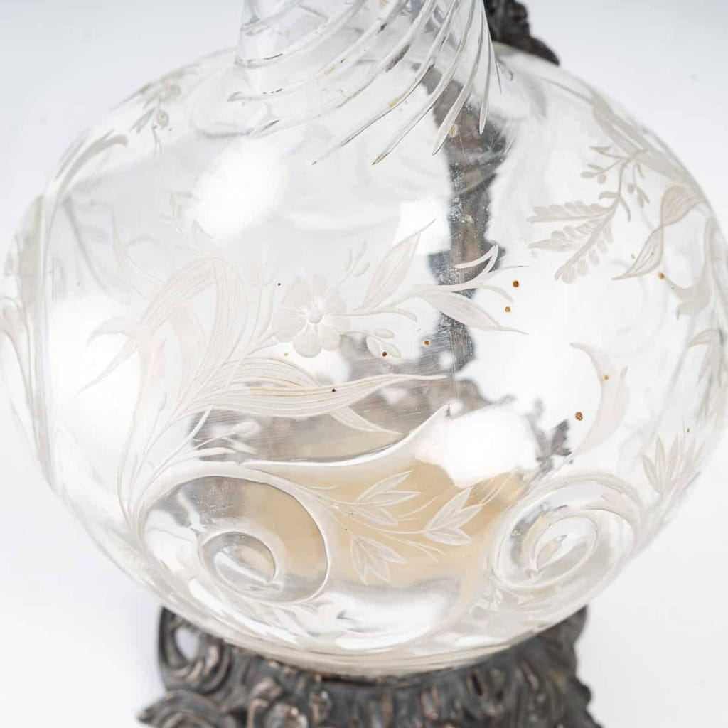 Paire de carafes en argent, XIXème siècle | Biron Paire de carafes en argent, XIXème siècle