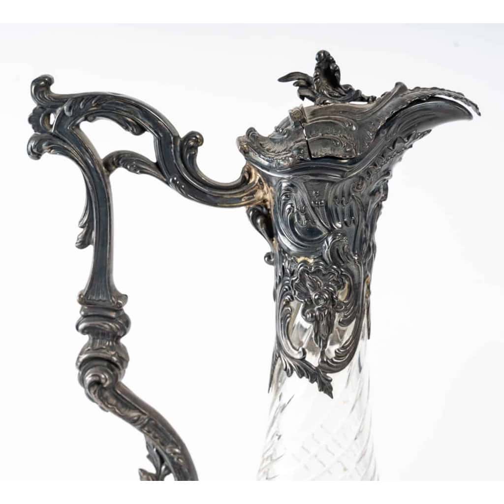 Paire de carafes en argent, XIXème siècle | Biron Paire de carafes en argent, XIXème siècle