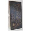 1970′ Table Basse Bronze Doré Style Baguès Decor Palmier Laque de Chine 107,5 x 47 x Hauteur 41,5 cm 19