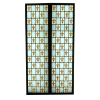 Vitrail vitraux aux fleurs de lys | Biron |||||