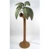 Lampadaire Palmier en osier, XXème siècle | Biron Lampadaire Palmier en osier, XXème siècle