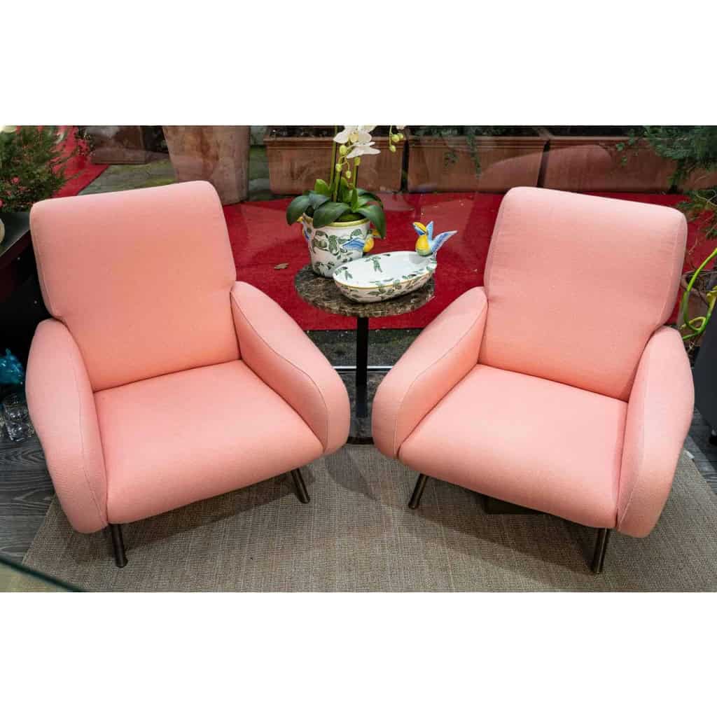 Paire de Fauteuils Marco Zanuso modèle « Lady » | Biron Paire de Fauteuils Marco Zanuso modèle "Lady"