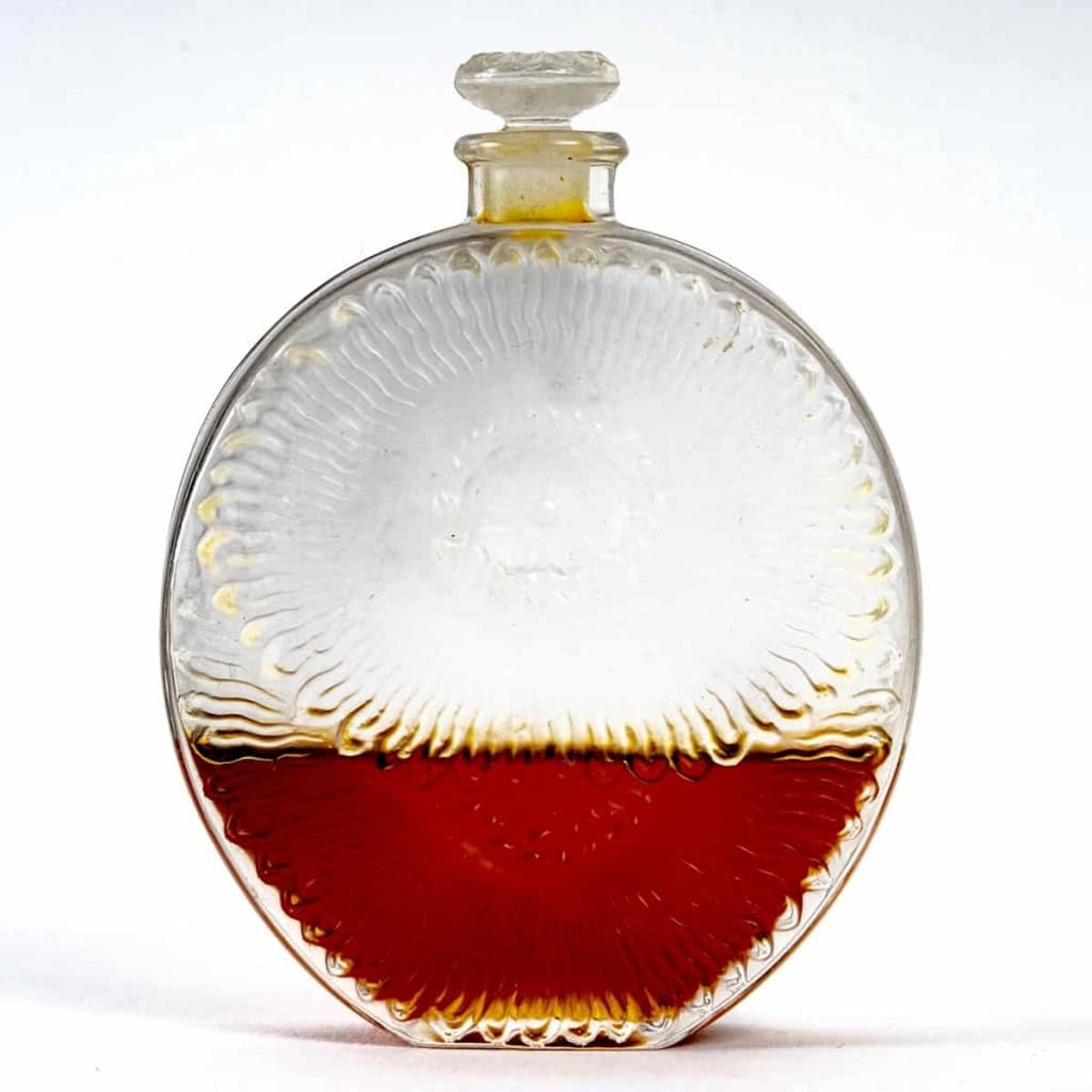 Flacon « Pavots d’Argent » verre blanc de René LALIQUE pour Roger & Gallet | Biron Flacon "Pavots d'Argent" verre blanc de René LALIQUE pour Roger & Gallet