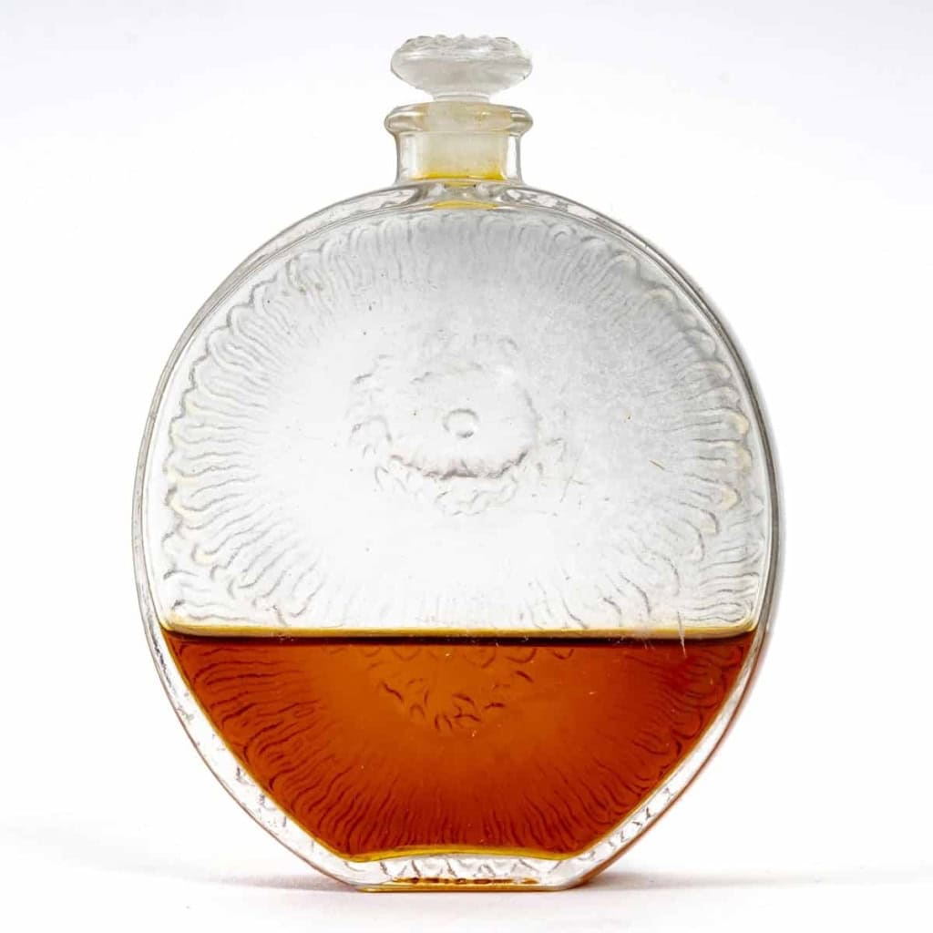 Flacon « Pavots d’Argent » verre blanc de René LALIQUE pour Roger & Gallet | Biron Flacon "Pavots d'Argent" verre blanc de René LALIQUE pour Roger & Gallet
