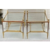1950/70′ Paire de Bouts de Canapé Maison Jansen 48 X 61 X H 48 cm 16