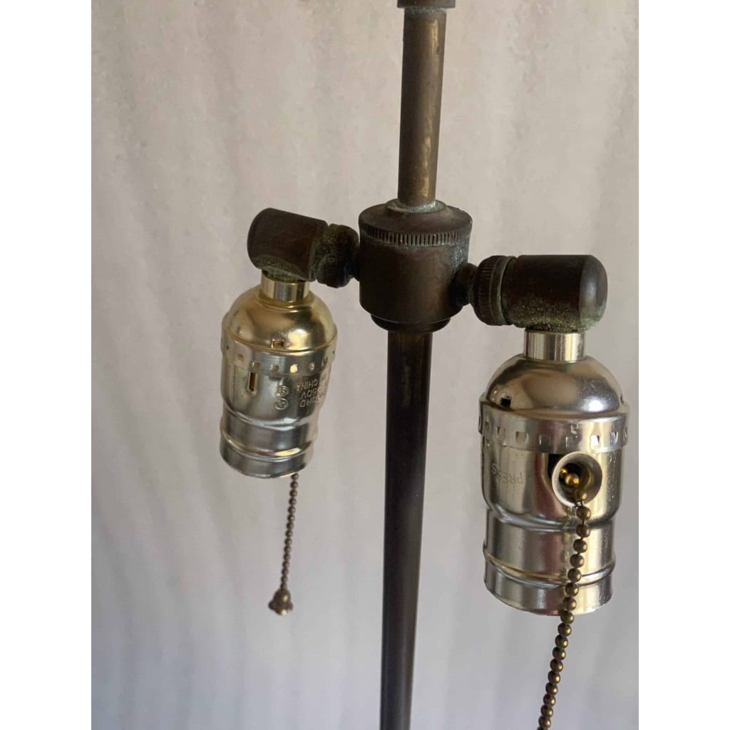 1970′ Paire de Lampes Baccarat Overlay : Hauteur 106 cm | Biron 1970′ Paire de Lampes Baccarat Overlay : Hauteur 106 cm