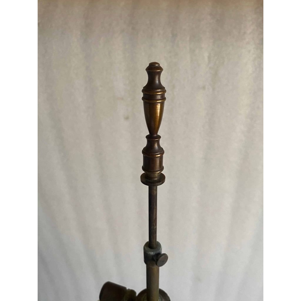 1970′ Paire de Lampes Baccarat Overlay : Hauteur 106 cm | Biron 1970′ Paire de Lampes Baccarat Overlay : Hauteur 106 cm