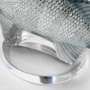 Mascotte « Perche » verre blanc patiné bleu de René LALIQUE | Biron Mascotte « Perche » verre blanc patiné bleu de René LALIQUE
