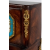 Porte bonheur en bois et plaqué porcelaine, d'époque fin XIXème siècle