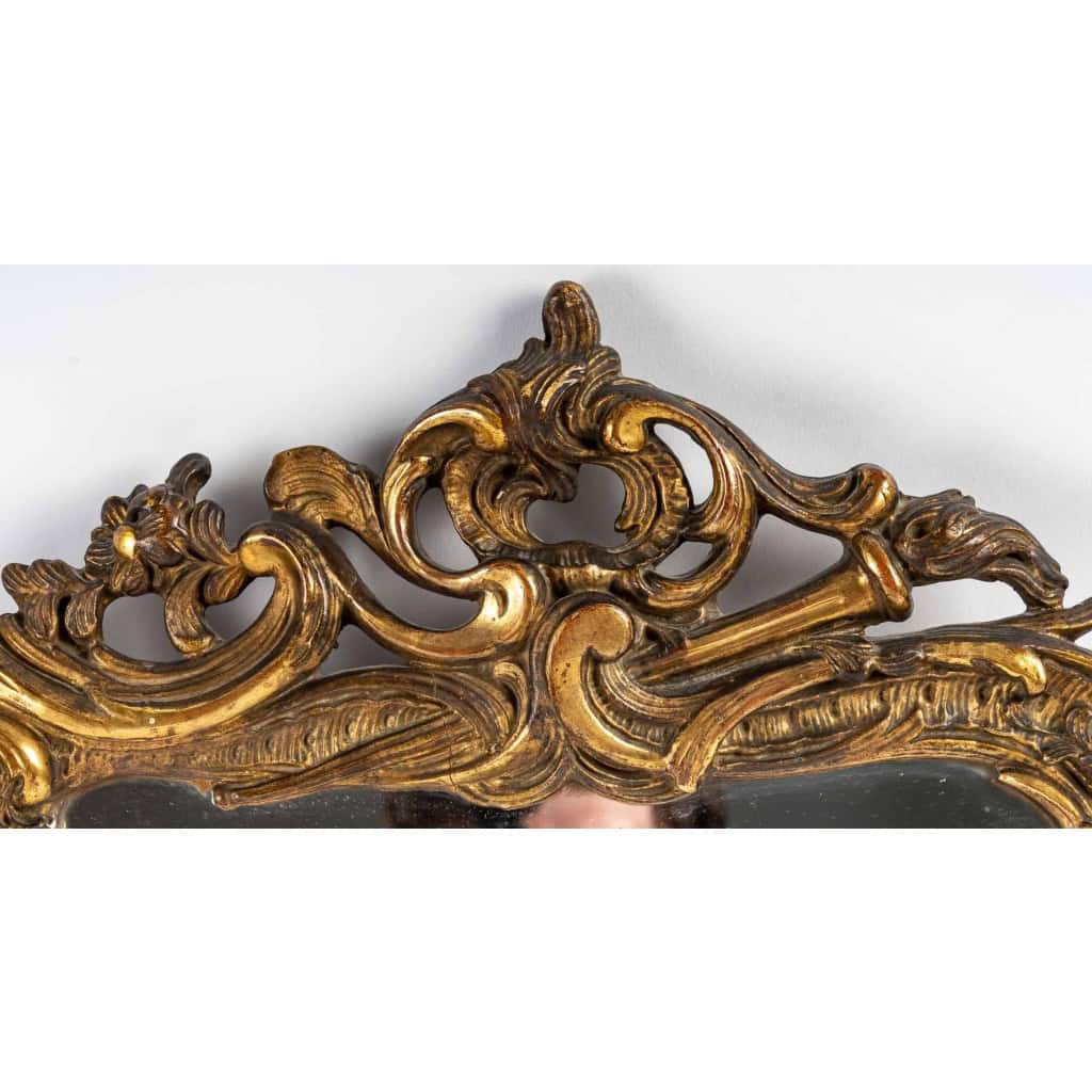 Petit miroir de Style Louis XV | Biron Petit miroir de Style Louis XV