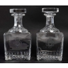 Cristallerie Baccarat. Paire De Carafes à Whisky Art Déco | Biron ||||||||
