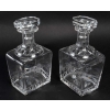 Cristallerie Baccarat. Paire De Carafes à Whisky Art Déco | Biron Cristallerie Baccarat. Paire De Carafes à Whisky Art Déco