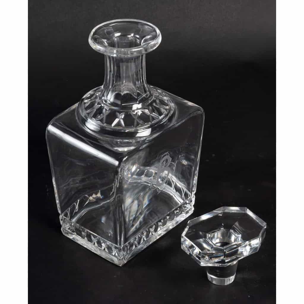 Cristallerie Baccarat. Paire De Carafes à Whisky Art Déco | Biron Cristallerie Baccarat. Paire De Carafes à Whisky Art Déco