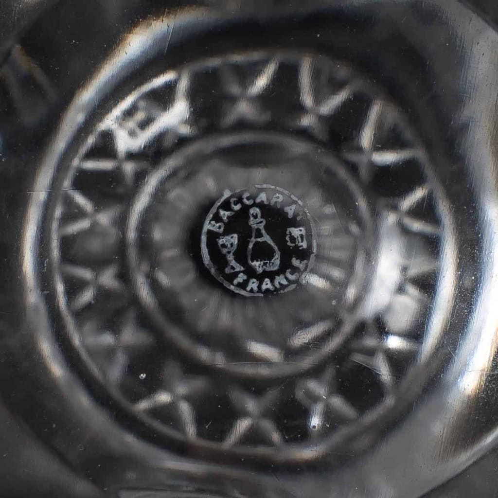 Cristallerie Baccarat. Paire De Carafes à Whisky Art Déco | Biron Cristallerie Baccarat. Paire De Carafes à Whisky Art Déco