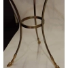 1970/80′ Paire de Guéridons Ou Similaires Bronze Doré Et Argenté Style Maison Charles | Biron 1970/80′ Paire de Guéridons Ou Similaires Bronze Doré Et Argenté Style Maison Charles
