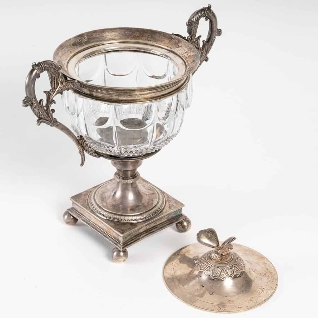 Confiturier en argent, XXème siècle | Biron Confiturier en argent, XXème siècle
