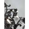 Grand lustre en fer forgé de la fin du 19ème ou début du 20ème siècle | Biron Grand lustre en fer forgé de la fin du 19ème ou début du 20ème siècle