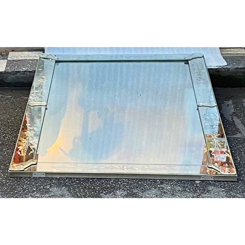 1970′ Miroir Venise à Fleurs 161 x 95 cm | Biron 1970′ Miroir Venise à Fleurs 161 x 95 cm