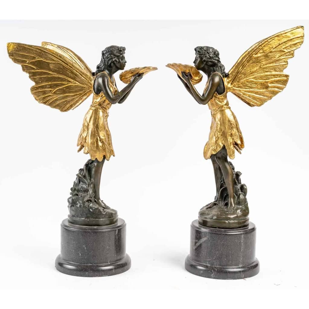 Paire de bronzes, début XXème siècle | Biron Paire de bronzes, début XXème siècle