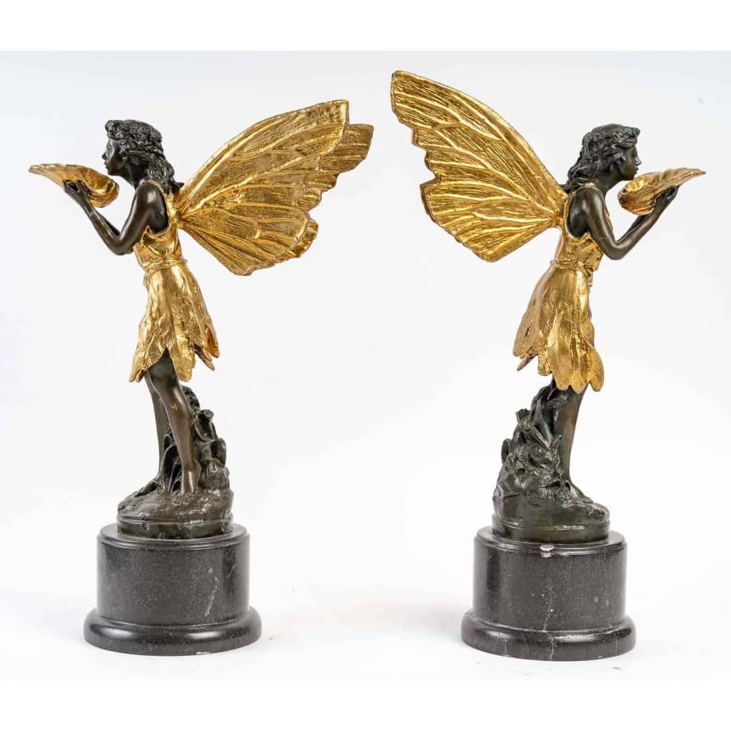 Paire de bronzes, début XXème siècle | Biron Paire de bronzes, début XXème siècle