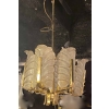 1970′ Lustre 6 Ampoules Par Carl Fagerlund en Cristal Diamètre 38x Hauteur: 70 cm | Biron ||||||