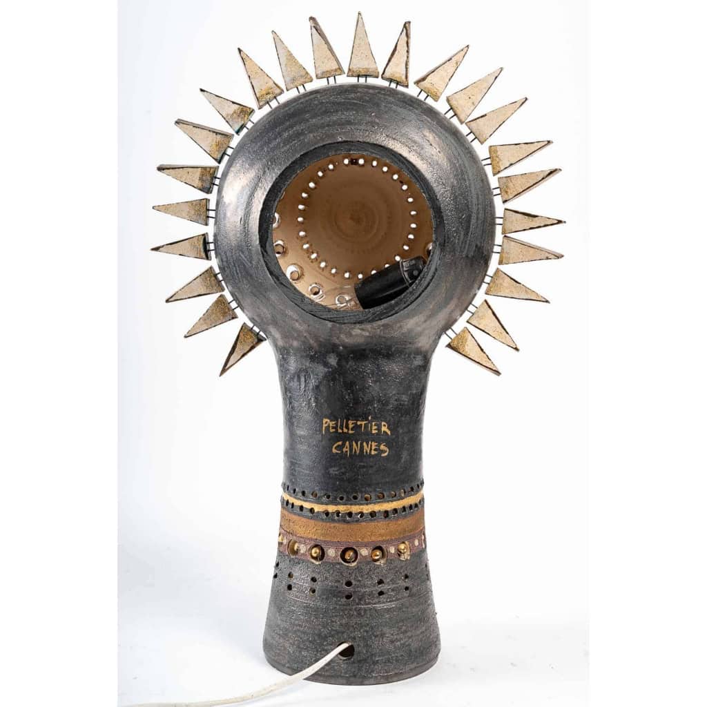 Lampe Le pelletier, XXème siècle | Biron Lampe Le pelletier, XXème siècle