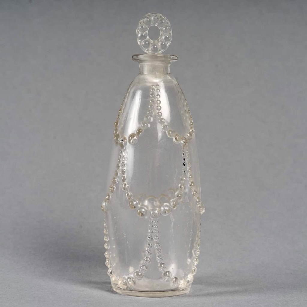 Flacon « Palerme » verre blanc de René Lalique | Biron |||||