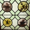 Vitrail vitraux aux diablotins | Biron Vitrail vitraux aux diablotins