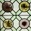 Vitrail vitraux aux diablotins | Biron Vitrail vitraux aux diablotins