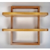 1950 Paire de Tables de Chevet suspendues dans l’esprit cubiste Maison Honoré | Biron 1950 Paire de Tables de Chevet suspendues dans l'esprit cubiste Maison Honoré