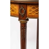 Guéridon en bois et bronze ciselé et doré XIXème siècle